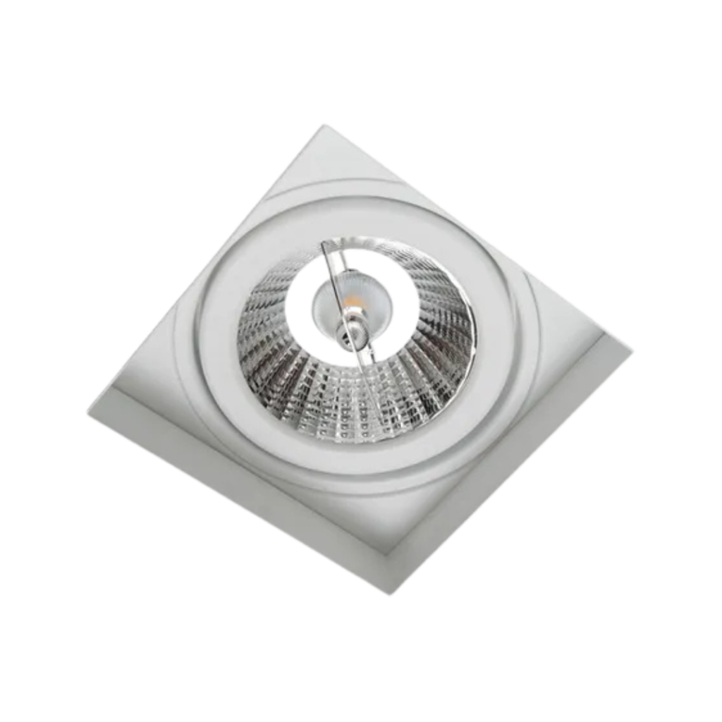 Spot de Embutir No Frame II Redondo AR111 Ø13,5x12cm Alumínio - Newline